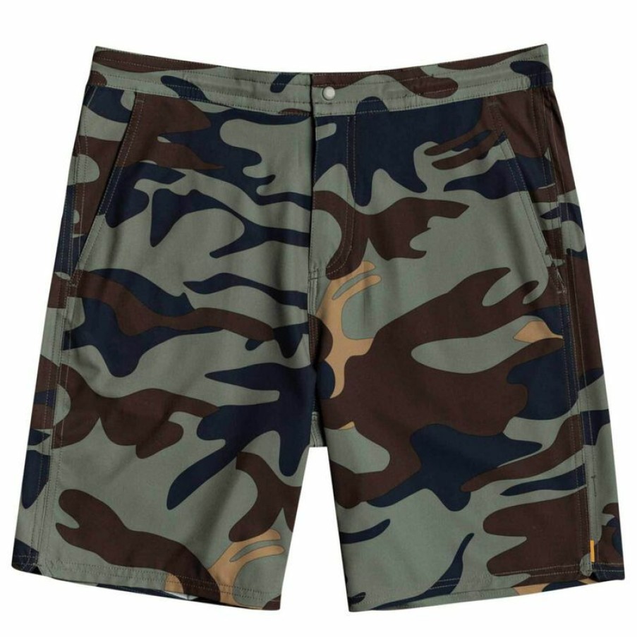 Men'S Shorts * | Quiksilver Waterman Men'S Suva Amphibian Shorts Camo