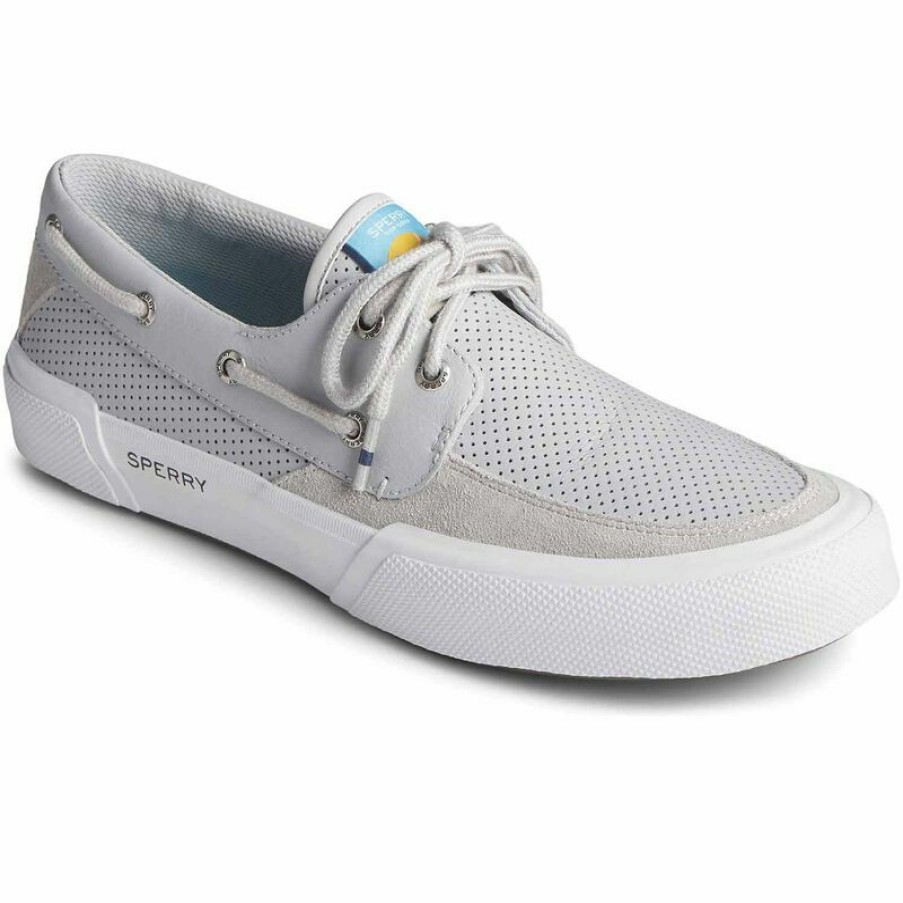 Men'S Shoes * | Sperry Men'S Soletide 2-Eye Boat Shoes Grey