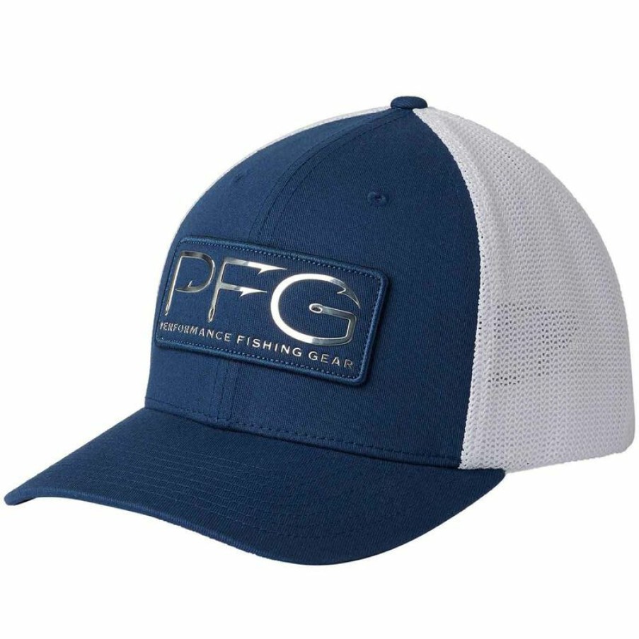 Men'S Accessories * | Columbia Men'S Pfg Mesh Hooks Ball Cap