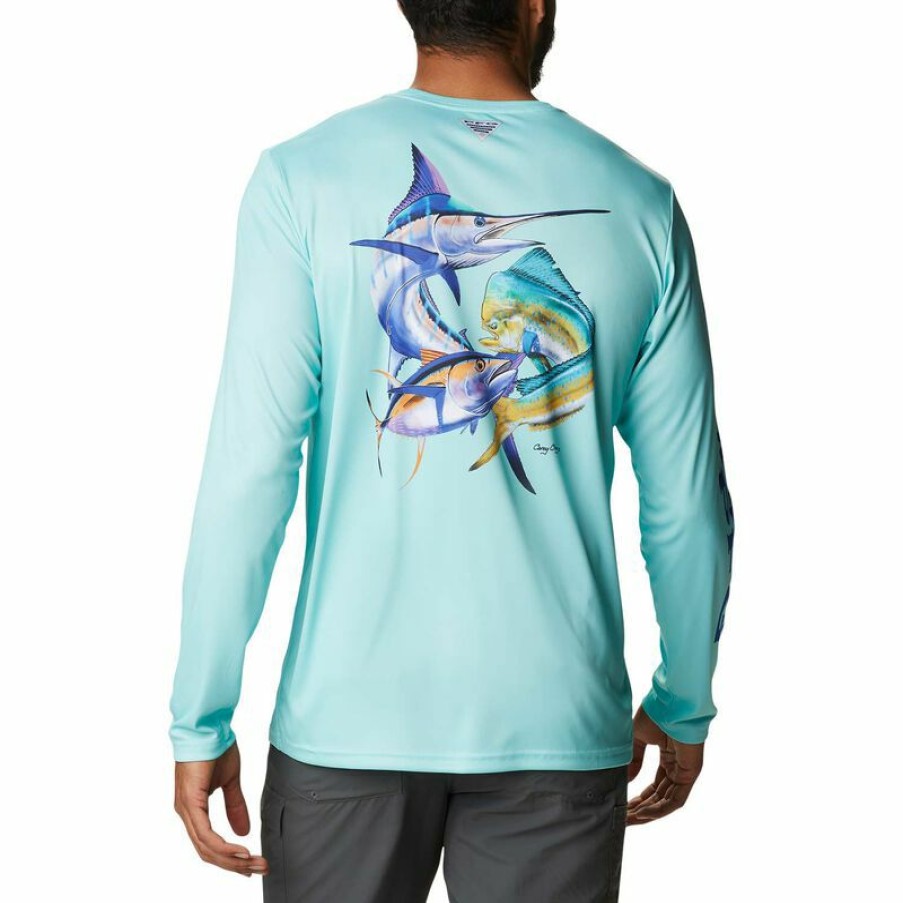 Men'S Shirts * | Columbia Men'S Pfg Terminal Tackle Carey Chen Shirt