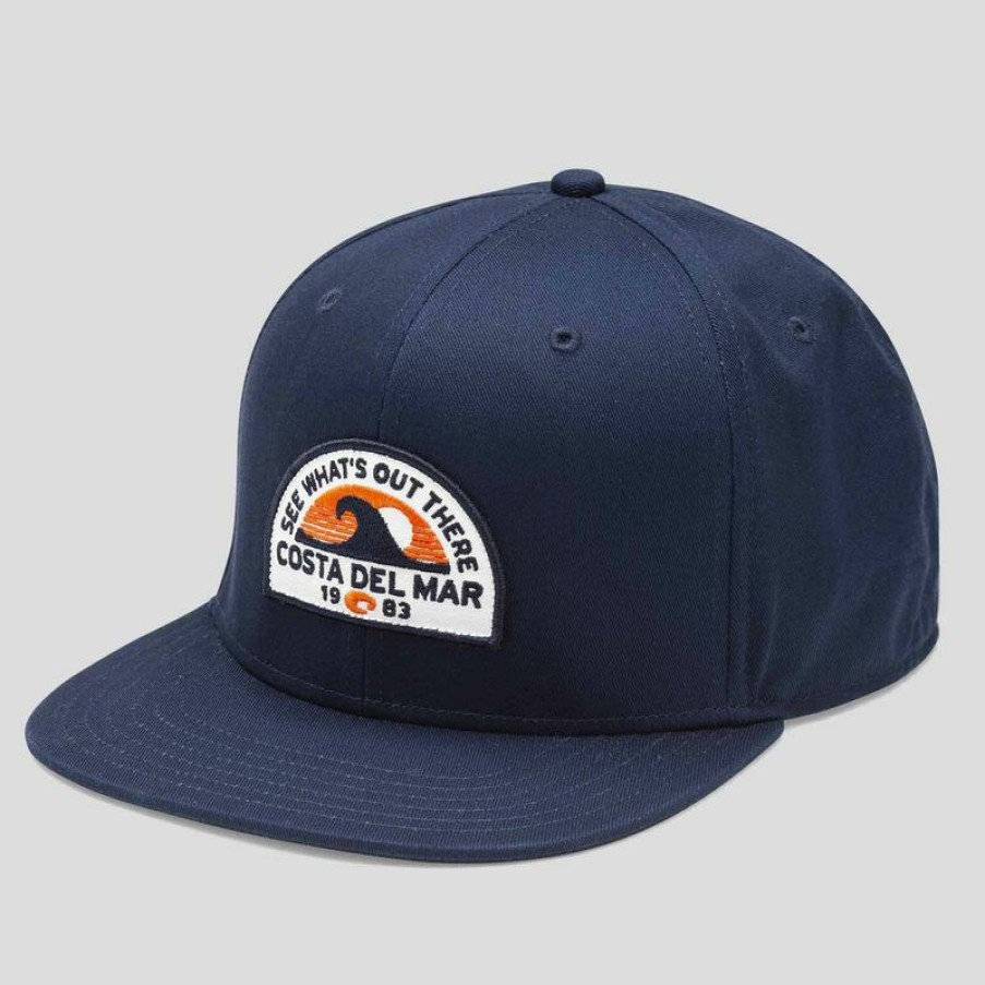 Men'S Accessories * | Costa Men'S Maverick Trucker Hat Navy