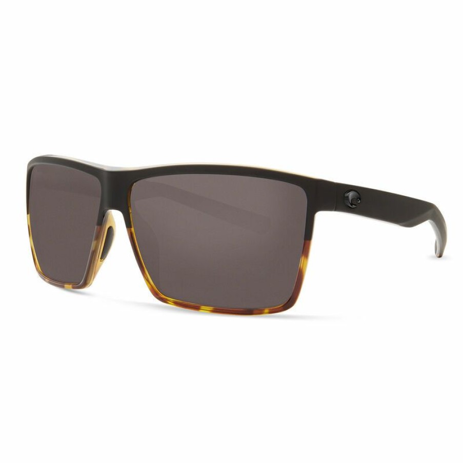 Men'S Accessories * | Costa Rincon 580P Polarized Sunglasses Matte Black/Shiny Tortoise Frame/ Graylens