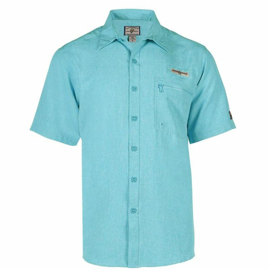 Men'S Shirts * | Hook & Tackle Men'S Tamarindo Uv Vented Fishing Shirt