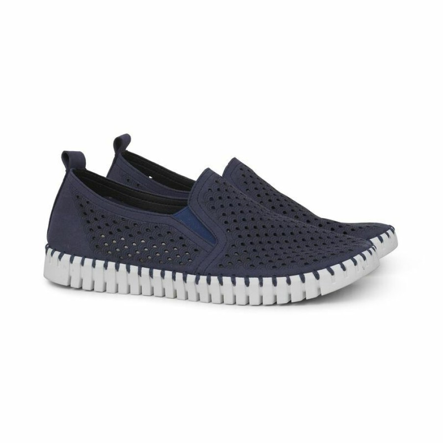 Men'S Shoes * | Ilse Jacobsen Men'S Double Gore Slip-On Shoes