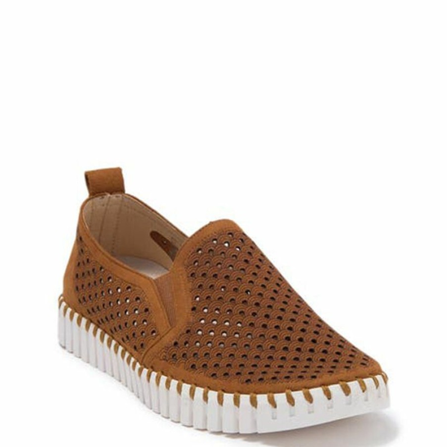 Men'S Shoes * | Ilse Jacobsen Men'S Double Gore Slip-On Shoes