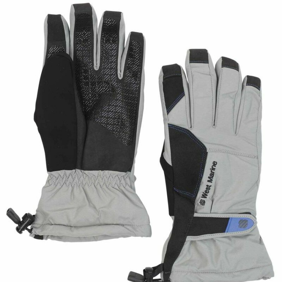 Men'S Accessories * | West Marine Heavy Winter Gloves Black/Grey