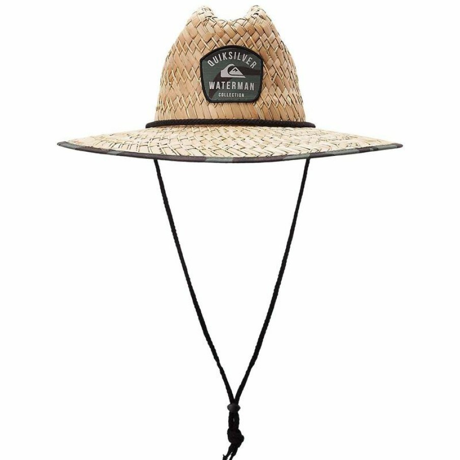 Men'S Accessories * | Quiksilver Waterman Men'S Outsider Straw Hat