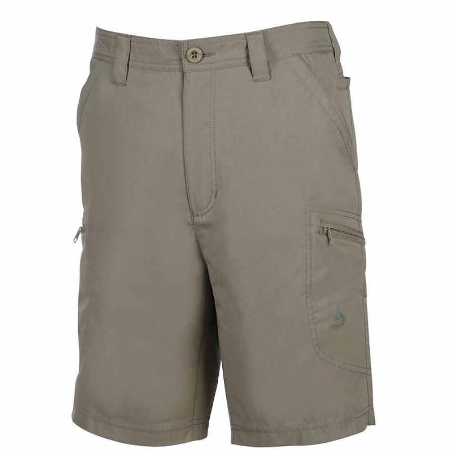 Men'S Shorts * | Hook & Tackle Men'S Driftwood Stretch Fishing Cargo Shorts