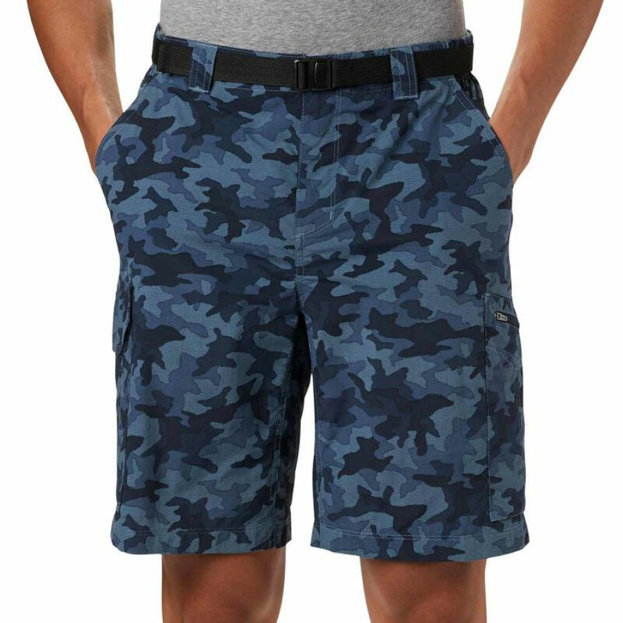 Men'S Shorts * | Columbia Men'S Silver Ridge Printed Cargo Shorts