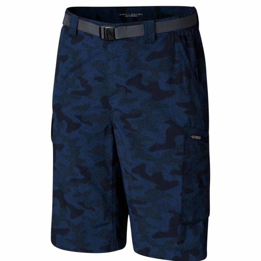 Men'S Shorts * | Columbia Men'S Silver Ridge Printed Cargo Shorts