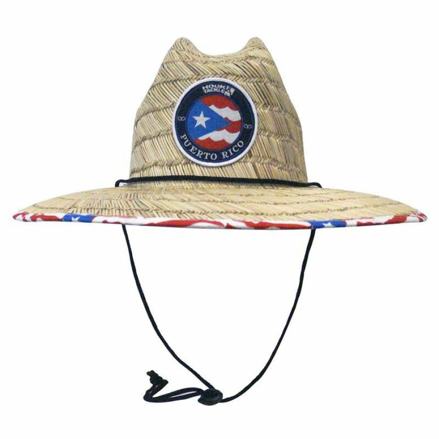 Men'S Accessories * | Hook & Tackle Puerto Rico Straw Hat Natural