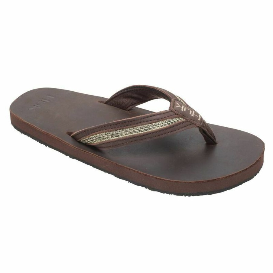 Men'S Shoes * | Huk Men'S Caruso Flip-Flop Sandals