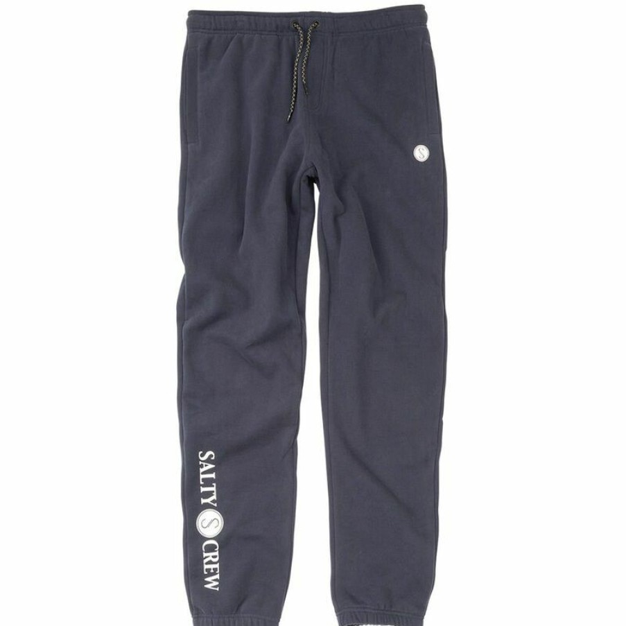 Men'S Pants * | Salty Crew Men'S Slow Roll Sweatpants Navy