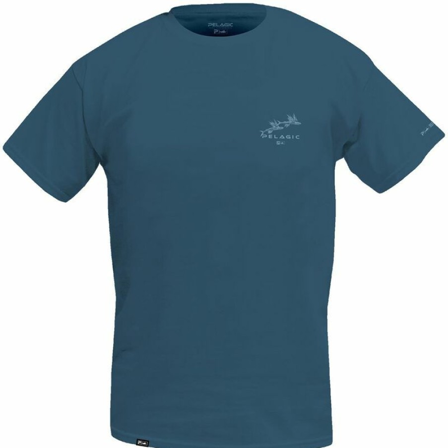 Men'S Shirts * | Pelagic Men'S Gyotaku Uv Shirt