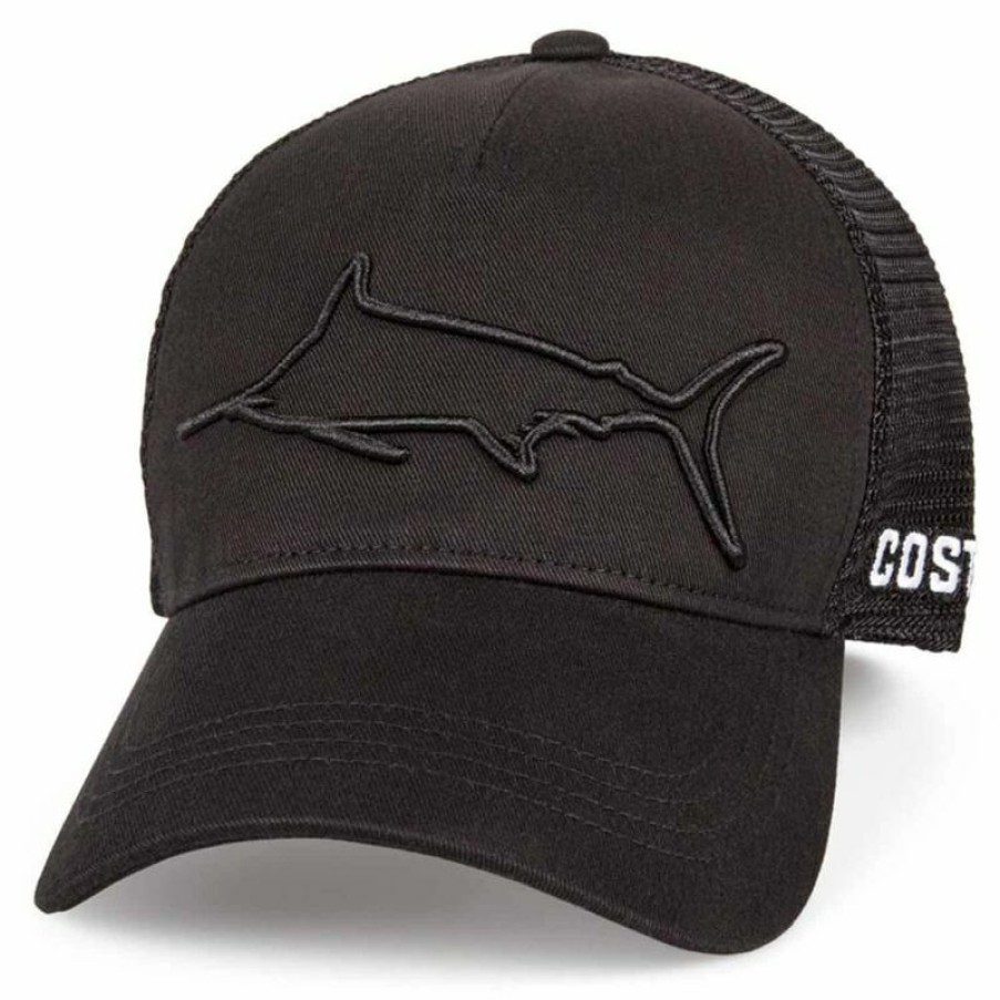 Men'S Accessories * | Costa Stealth Marlin Hat Black