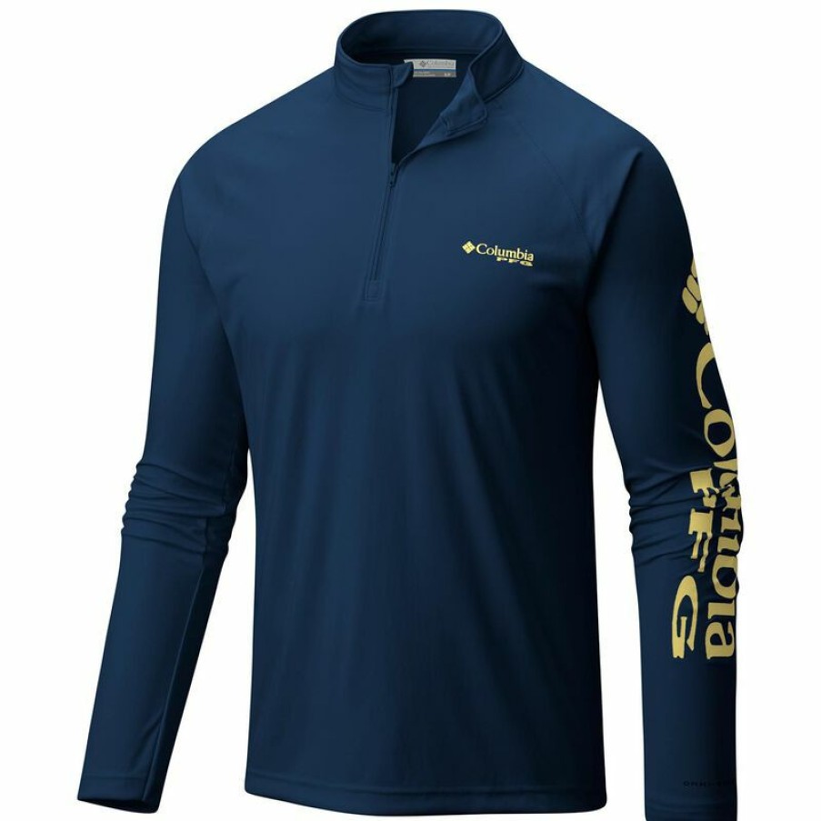 Men'S Shirts * | Columbia Men'S Pfg Terminal Tackle 1/4 Zip Pullover