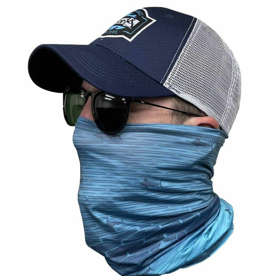 Men'S Accessories * | Hook & Tackle Marlin Gradient Neck Gaiter Turquesa