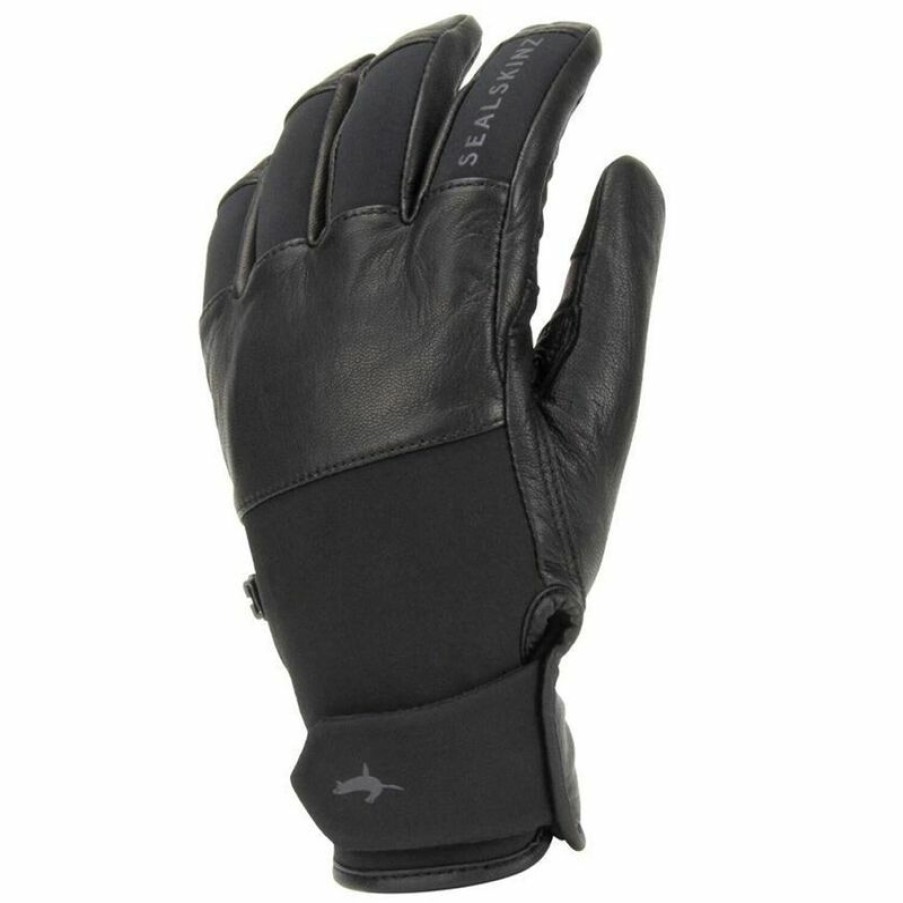 Men'S Accessories * | Sealskinz Waterproof Cold Weather Fusion Control Gloves Grey/Black