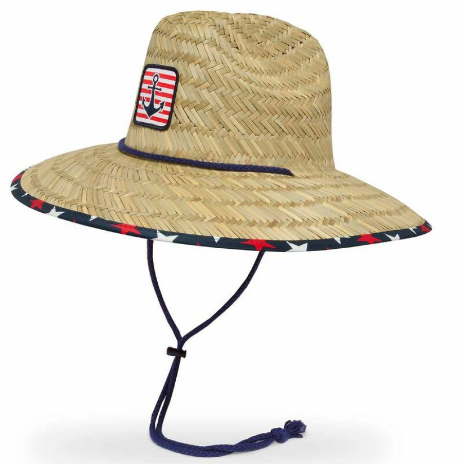 Men'S Accessories * | West Marine Reflections Americana Catamaran Hat Natural