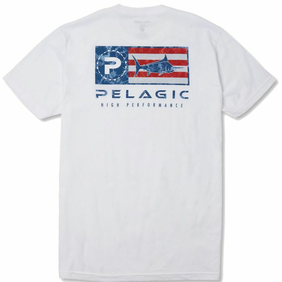 Men'S Shirts * | Pelagic Men'S Americamo Icon Premium Shirt