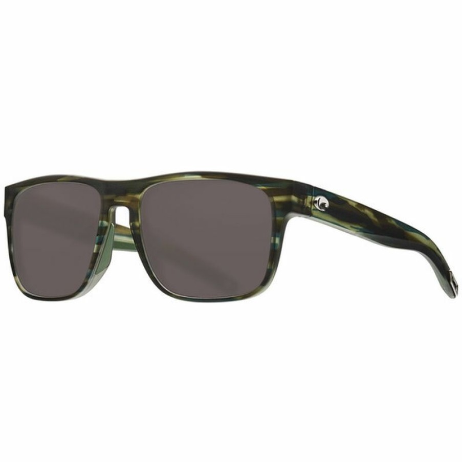 Men'S Accessories * | Costa Spearo 580P Polarized Sunglasses Matte Reef Frame/Gray Lens