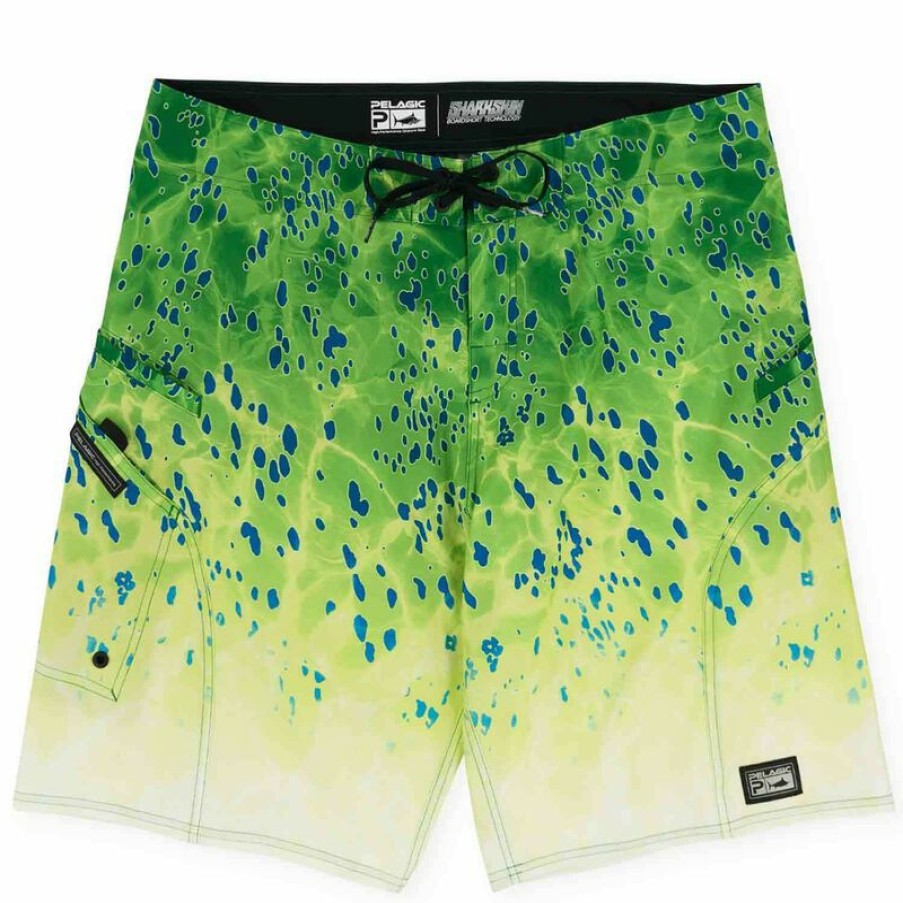 Men'S Swimwear * | Pelagic Men'S Sharksin Dorado Board Shorts