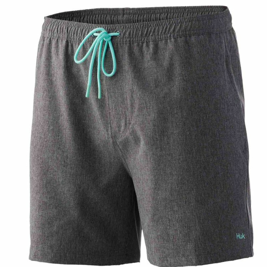 Men'S Swimwear * | Huk Men'S Lined Swim Trunks