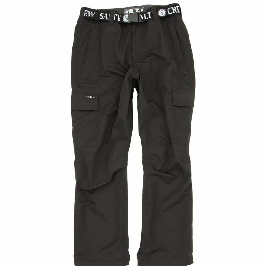 Men'S Pants * | Salty Crew Men'S Pinnacle Pants Black