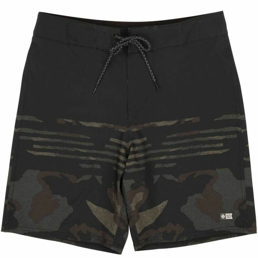 Men'S Swimwear * | Salty Crew Men'S Ripple Board Shorts