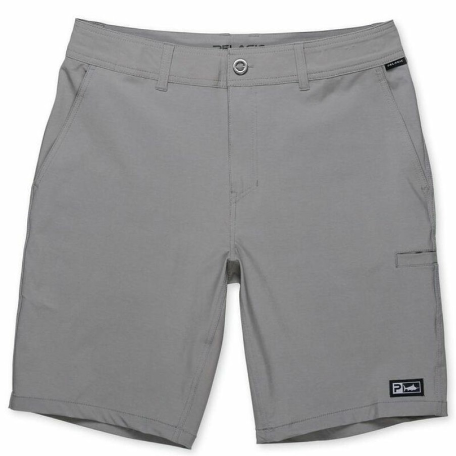 Men'S Shorts * | Pelagic Men'S Mako Hybrid Solid Shorts