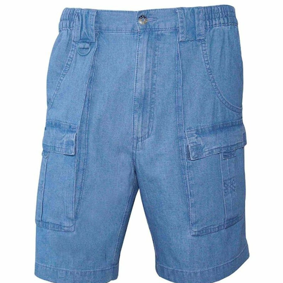 Men'S Shorts * | Hook & Tackle Men'S Beer Can Island Cargo Shorts