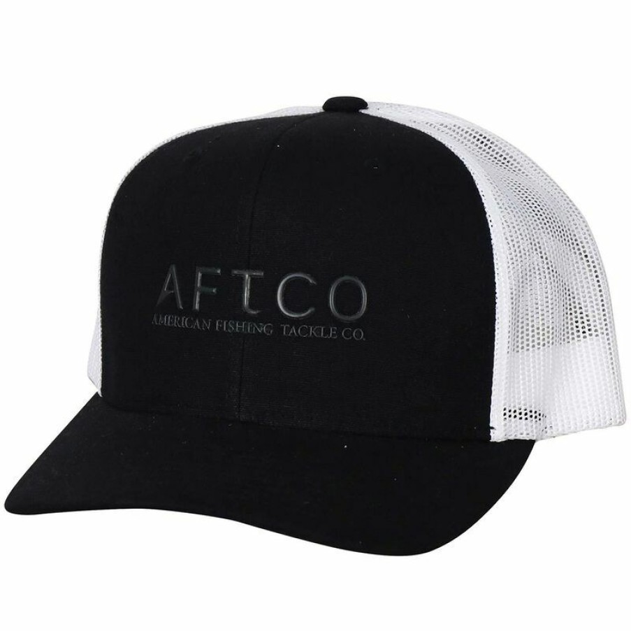 Men'S Accessories * | Aftco Samurai Trucker Hat Black