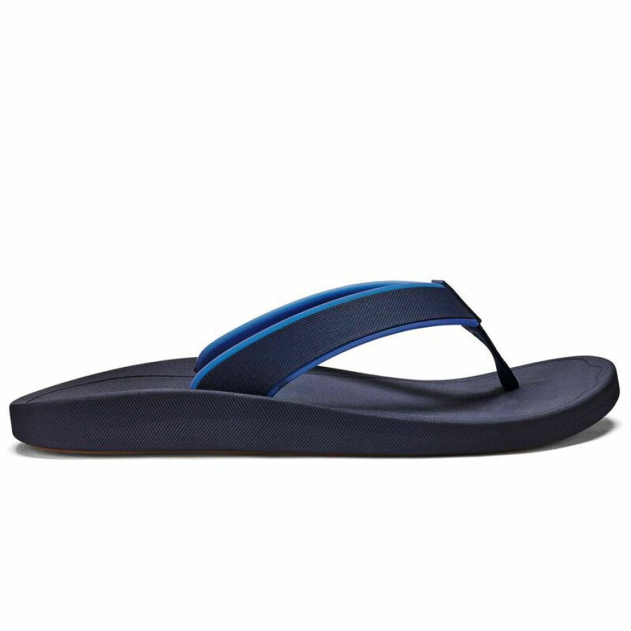 Men'S Shoes * | Olukai Men'S Koko'O Sandals Moonlit Ocean/Moonlit Ocean