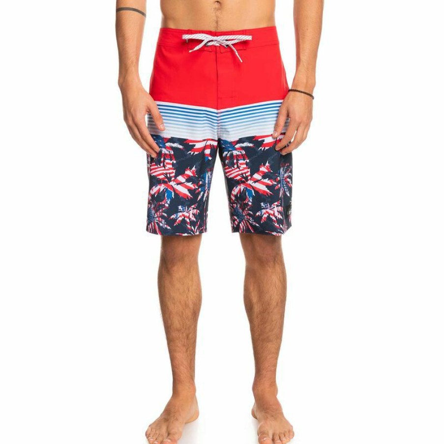 Men'S Swimwear * | Quiksilver Men'S Surfsilk Panel Board Shorts