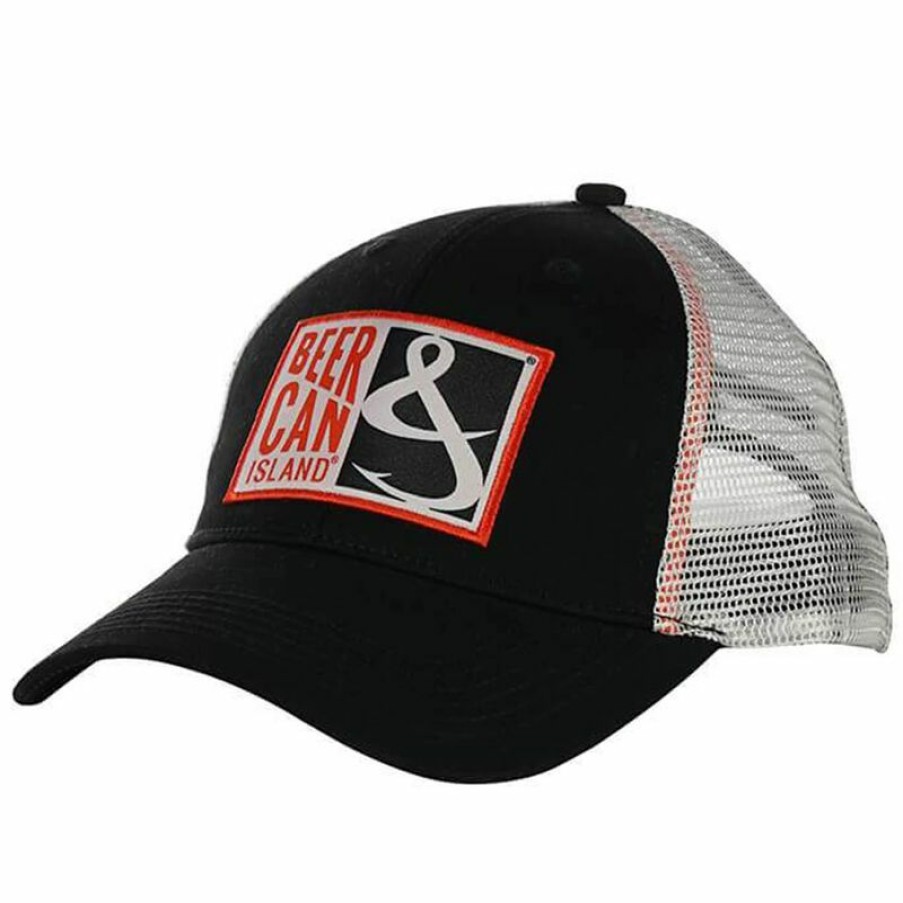 Men'S Accessories * | Hook & Tackle Beer Can Island Fishing Trucker Hat