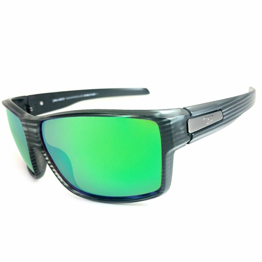 Men'S Accessories * | Peppers Polarized Eyeware Gambler Polarized Sunglasses Grey_Green