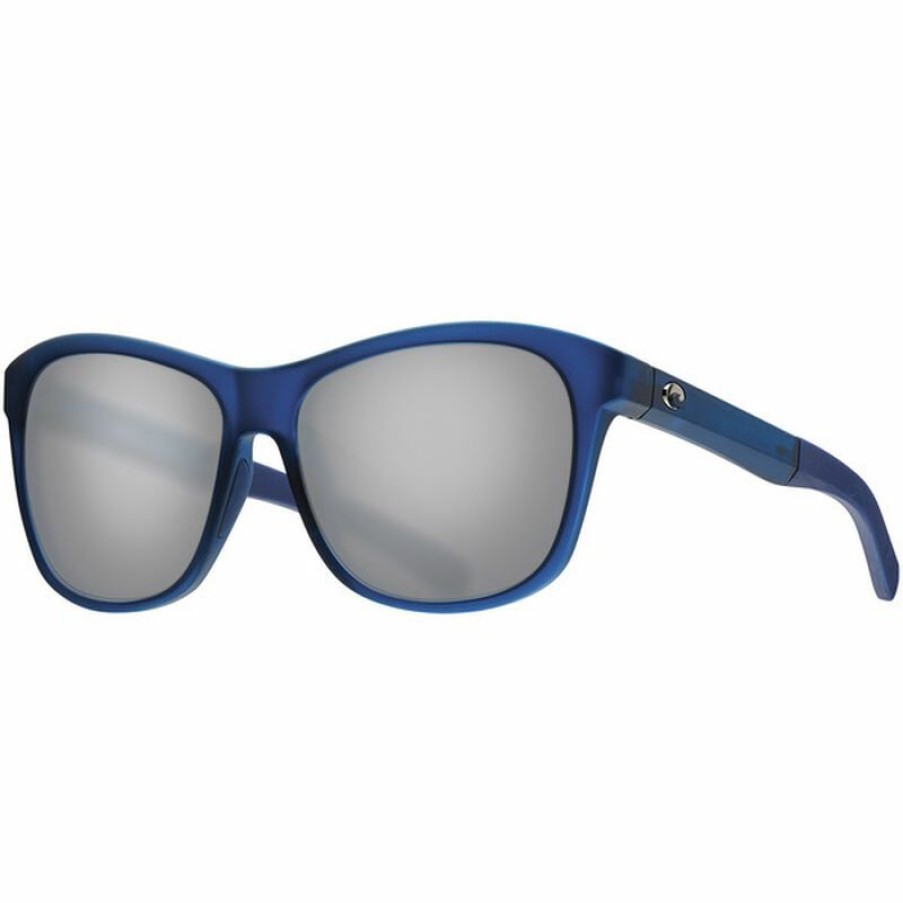 Men'S Accessories * | Costa Vela 580G Polarized Sunglasses Deep Teal Crystal Frame/Silver Lens