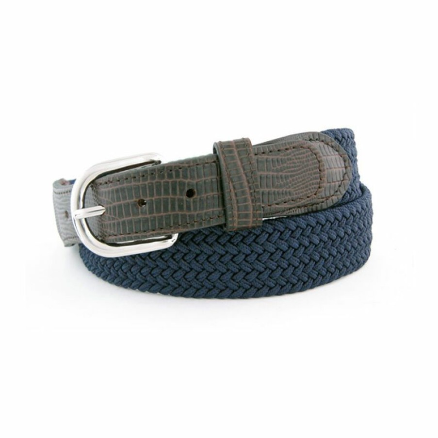 Men'S Accessories * | West Marine Men'S Lizard Stretch Macrame Belt