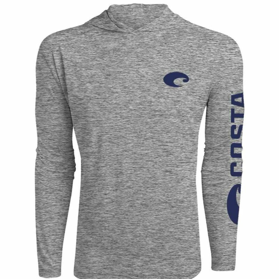 Men'S Shirts * | Costa Men'S Tech Hooded Shirt