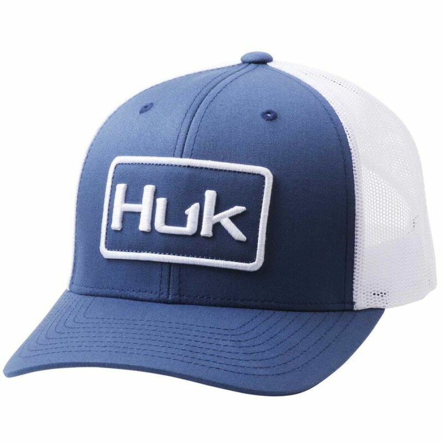 Men'S Accessories * | Huk Solid Trucker Hat Sargasso Sea