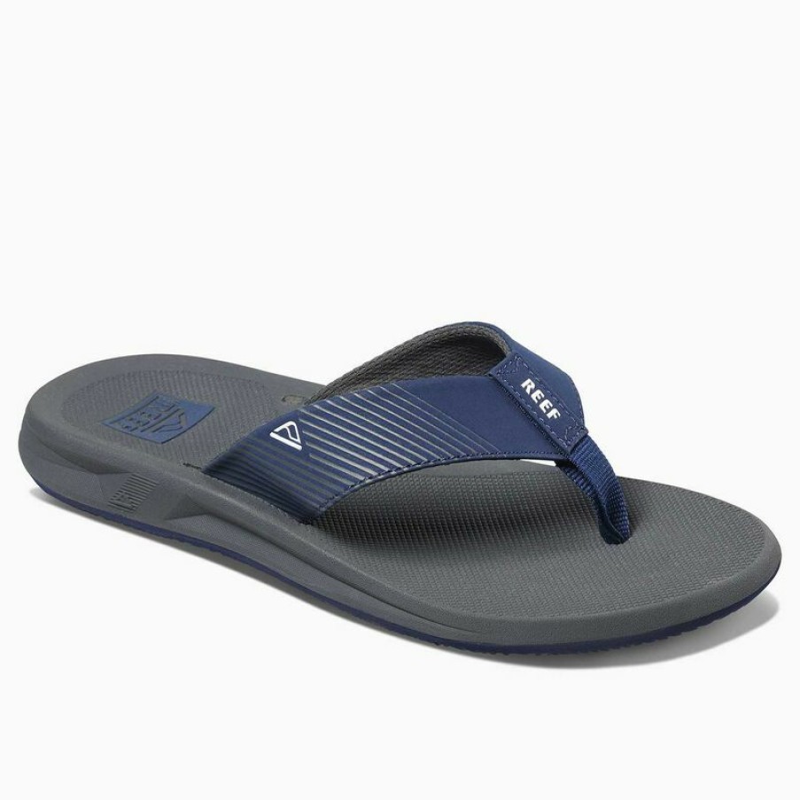 Men'S Shoes * | Reef Men'S Phantom Ll Sandals Grey/Navy