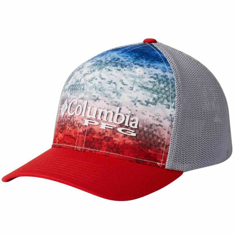 Men'S Accessories * | Columbia Men'S Camo Mesh Ball Cap