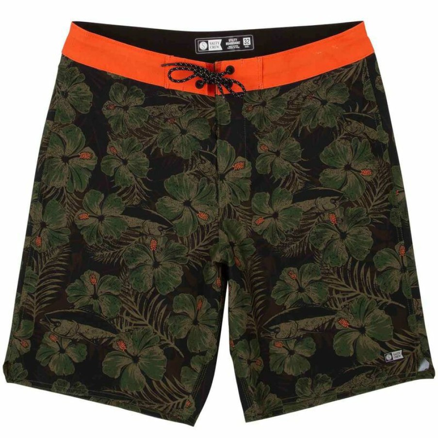 Men'S Swimwear * | Salty Crew Men'S Stringer Utility Board Shorts