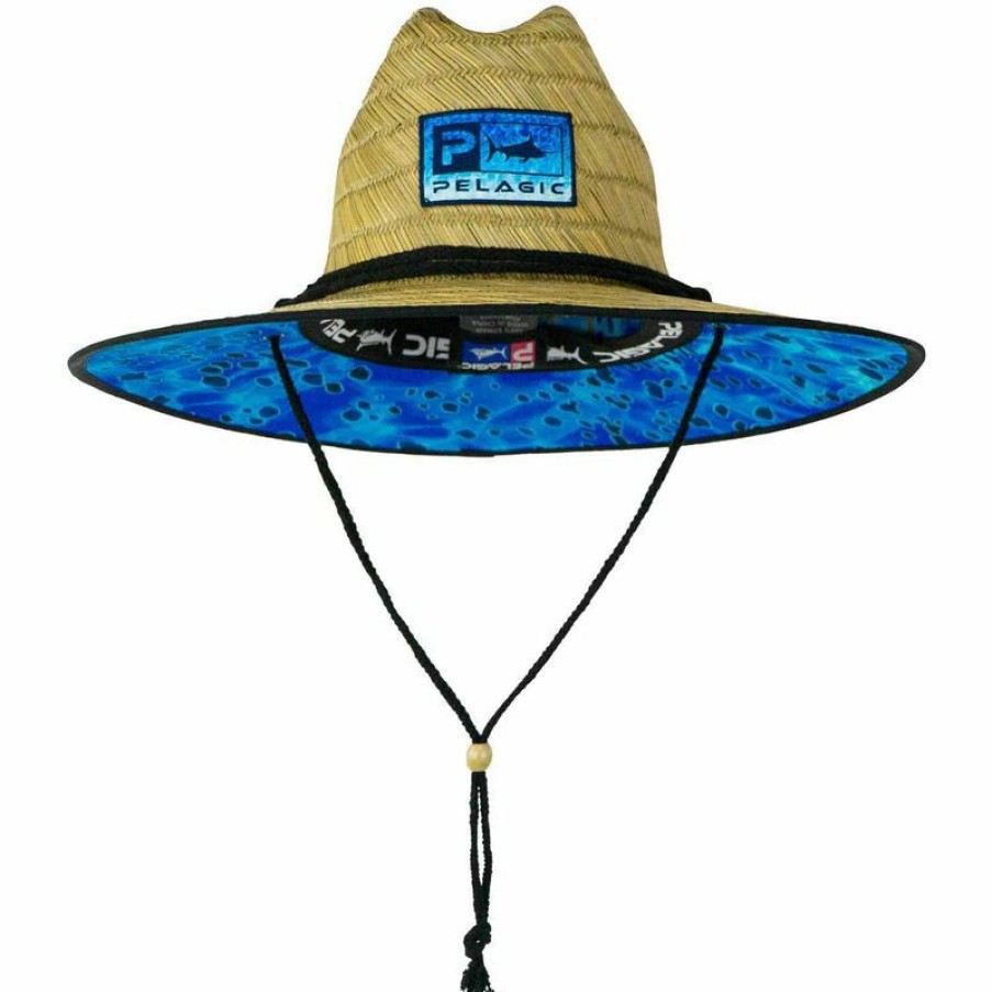 Men'S Accessories * | Pelagic Dorado Baja Straw Hat