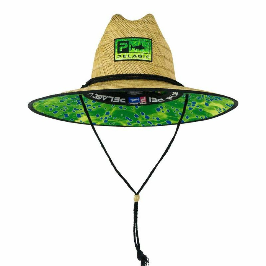 Men'S Accessories * | Pelagic Dorado Baja Straw Hat