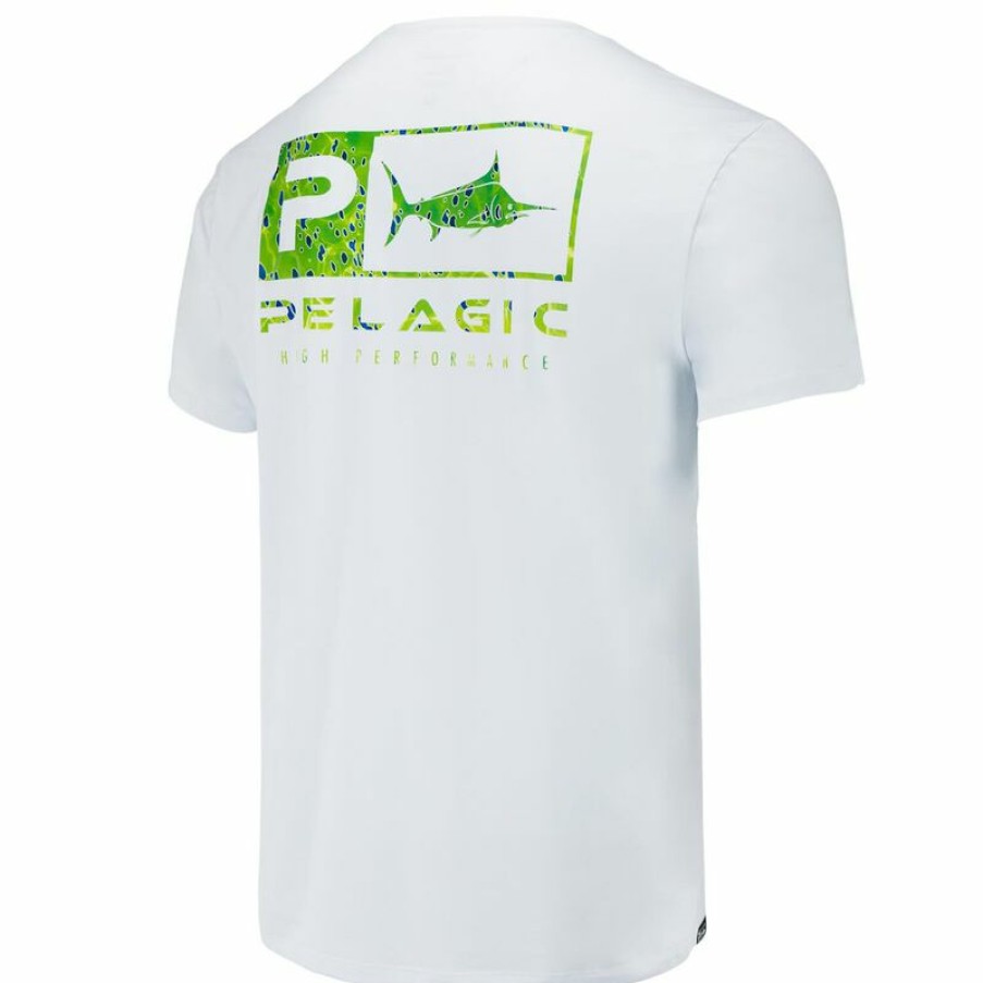 Men'S Shirts * | Pelagic Men'S Dorado Uv Shirt Green Dorado