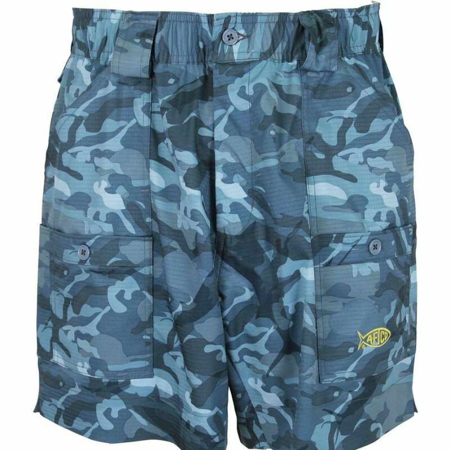 Men'S Shorts * | Aftco Men'S Camo Original Fishing Shorts