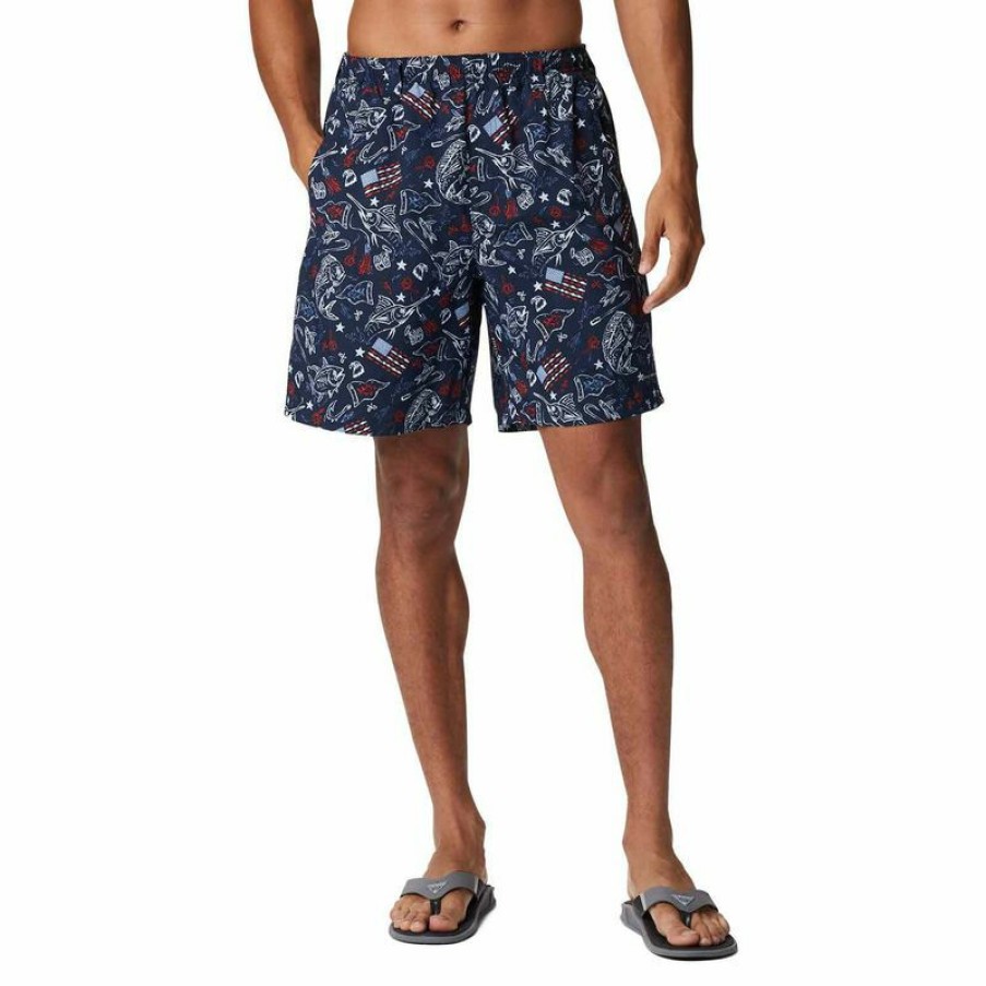 Men'S Swimwear * | Columbia Men'S Pfg Super Backcast Swim Trunks