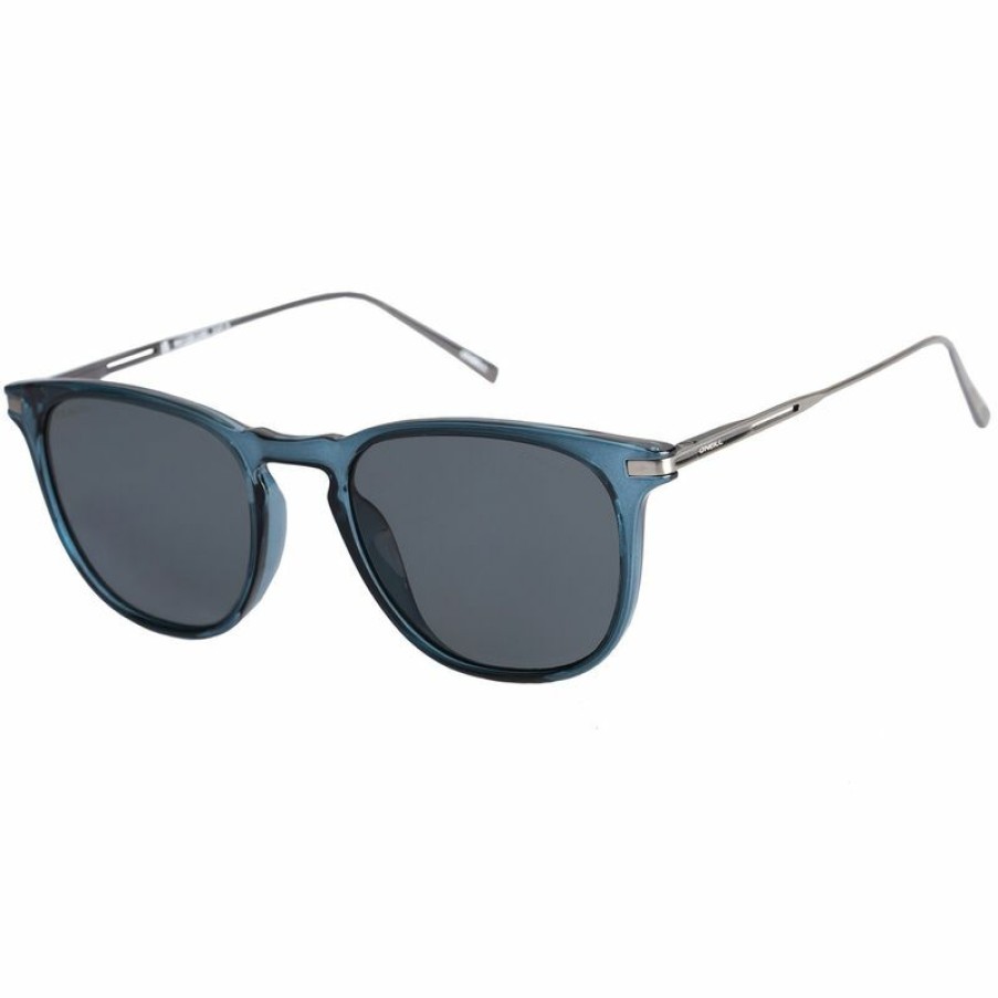 Men'S Accessories * | O'Neill Paipo Polarized Sunglasses Gloss Blue Crystal/Gunmetal Frame/Gunmetal Lens