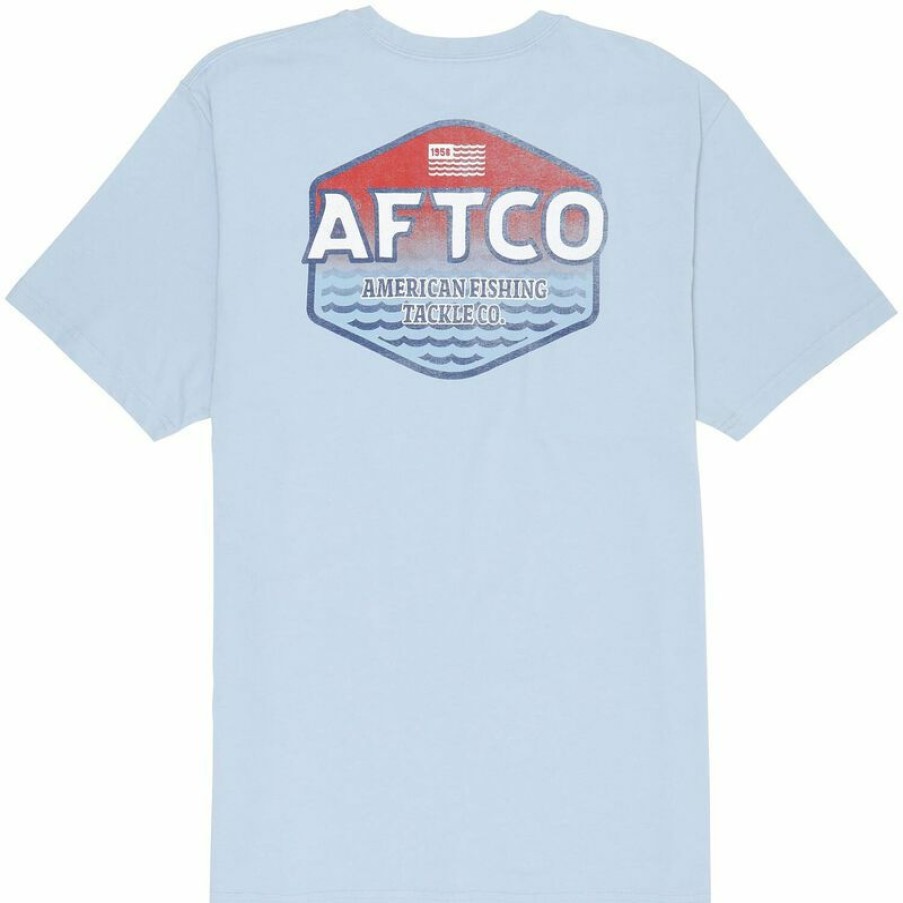 Men'S Shirts * | Aftco Men'S Sunset Shirt Pearl